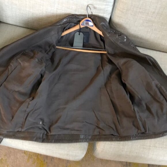 ALLSAINTS Men's YUKU leather biker jacket, Small - Picture 9 of 14